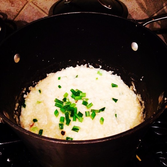 Chicken Congee (Gai Jook)