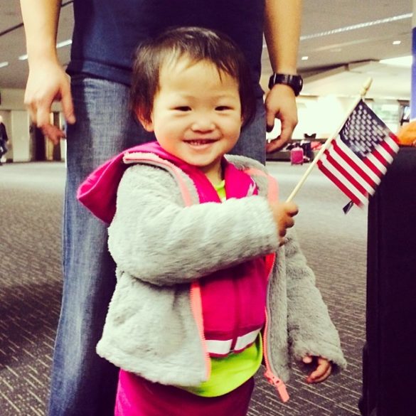 Roxy is now a citizen of the United States of America!
