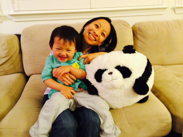Laughing with my baby girl