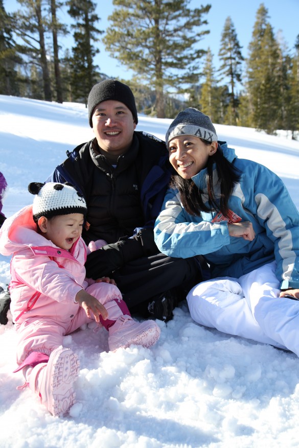 1st Family pic in the snow