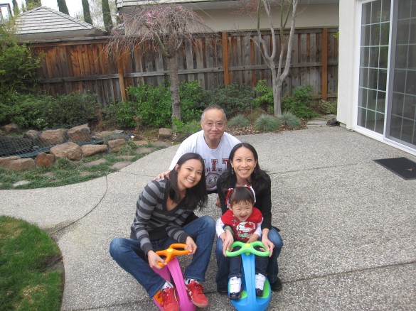 Gung Gung, Auntie Ali, me, & Roxy