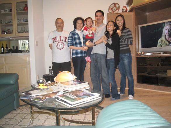 Gung Gung, Popo, Roxy, Kenny, and Auntie Ali