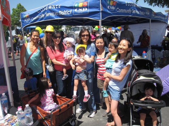 River Ridge Neighborhood Church Mom's Group at Big Truck Day with our kids