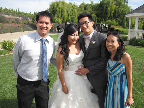 Us with the newlywed couple