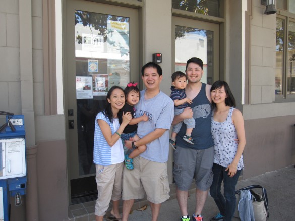 Me, Roxy, & Kenny with our friends Sean & Rita and their son Rian