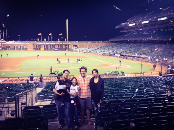 With my cousin and her husband at AT&T Ballpark