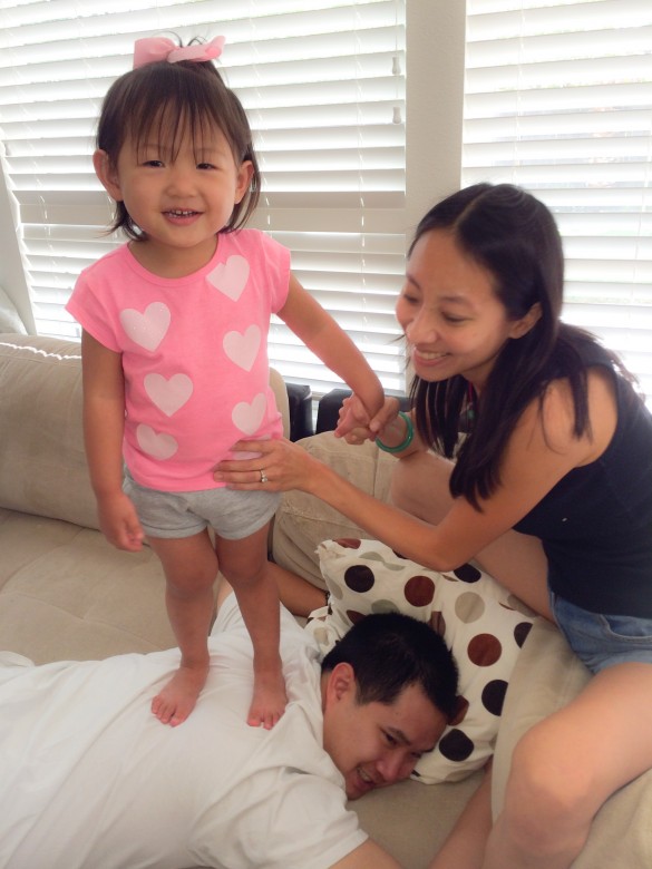Roxy giving Baba a massage