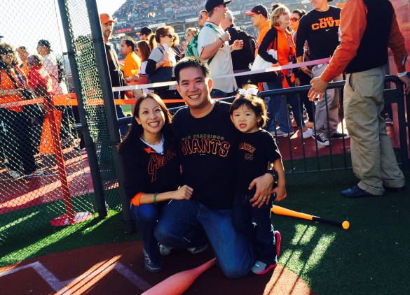 At the kiddie park at AT&T Ballpark, World Series Game 5