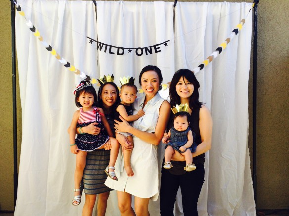 At Micaiah's 1st Birthday party