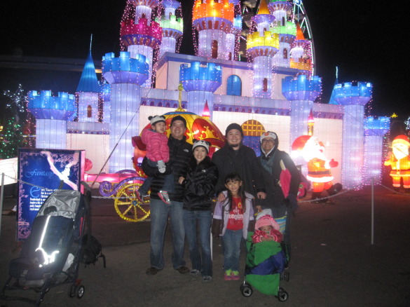 With our close friends