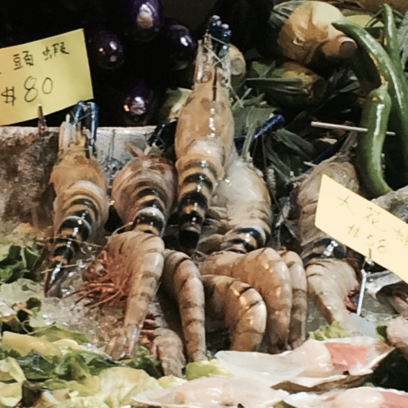 These shrimp were as big as my hand! 
