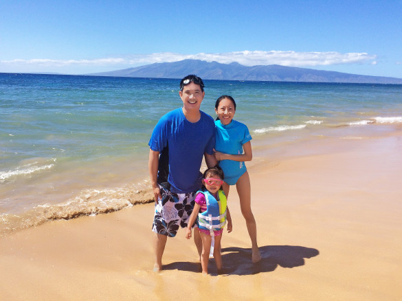 Kaanapali Beach with my loves