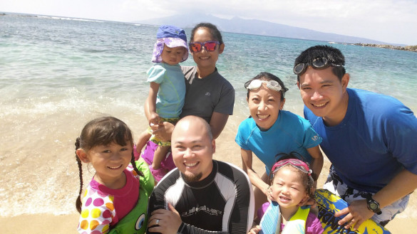 At Kapalua Beach