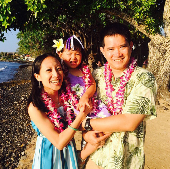 Me, Roxy, & Kenny at the Old Lahaina Luau