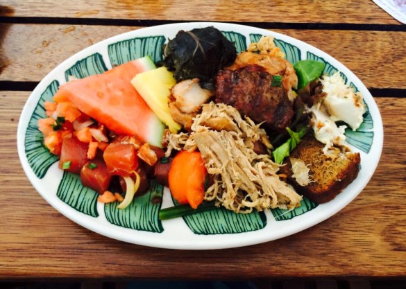 My 1st plate from the Old Lahaina Luau