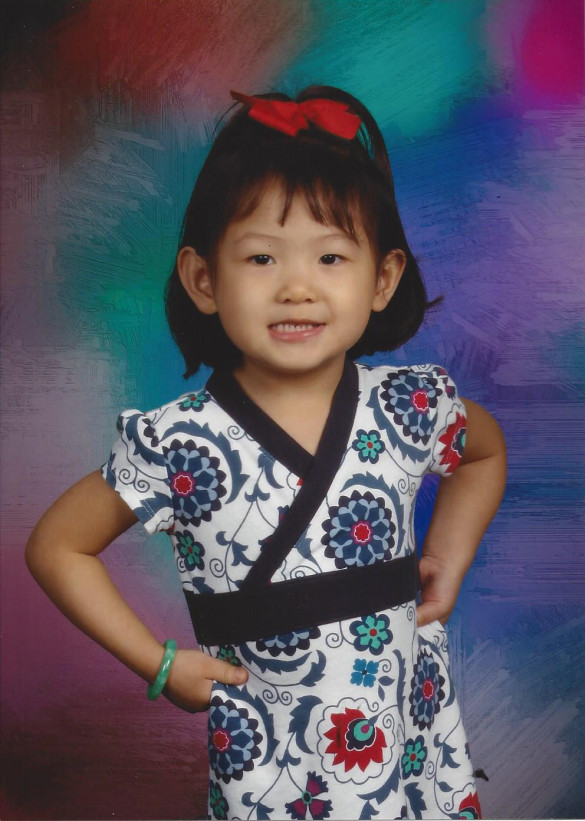 Roxy's 1st School picture 3 years old Brookfield School
