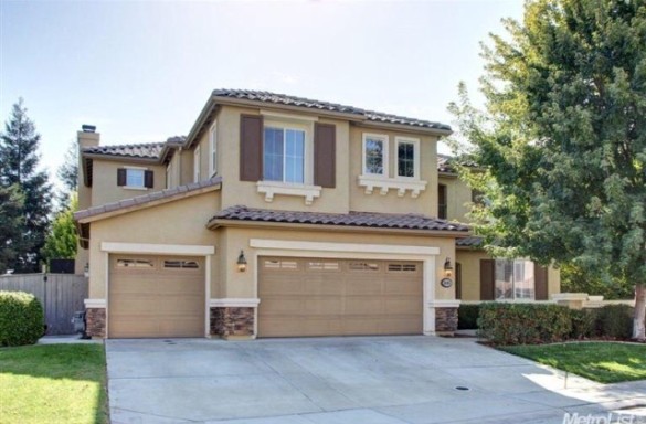 The front of our new house