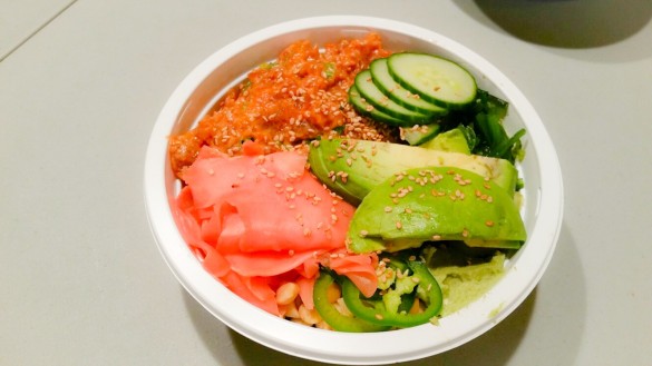 Large Spicy Tuna Poke Bowl with Creamy Miso