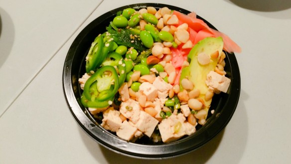 Regular Tofu Poke Bowl Bowl with Shoyu