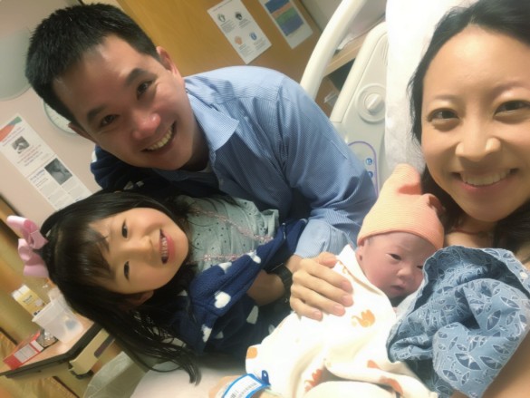 1st photo as a family of 4