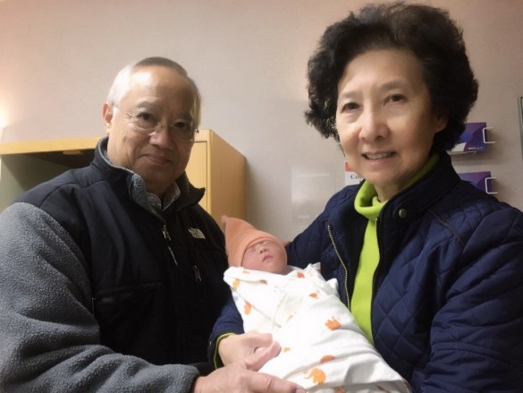 Gung Gung, Popo (grandma & grandpa) & Carissa