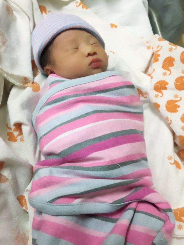 We can't believe she's ours!