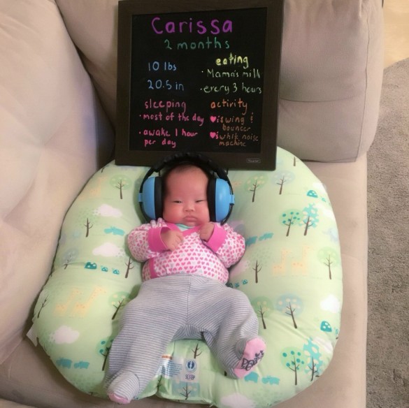 Carissa at 2 months