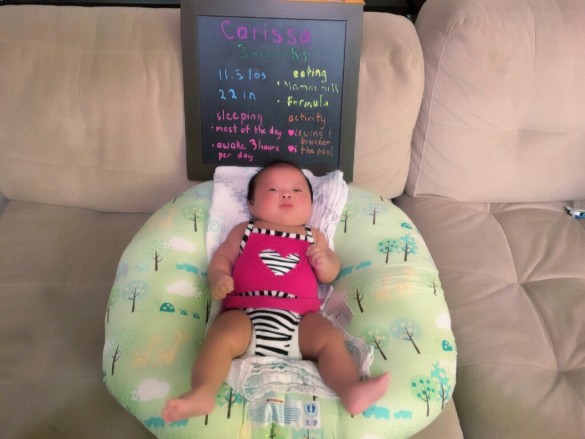 Carissa at 3 months