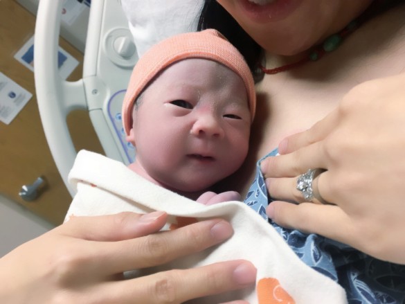 Carissa at birth
