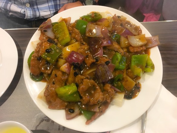 Beef Chow Fun with Black Bean Sauce