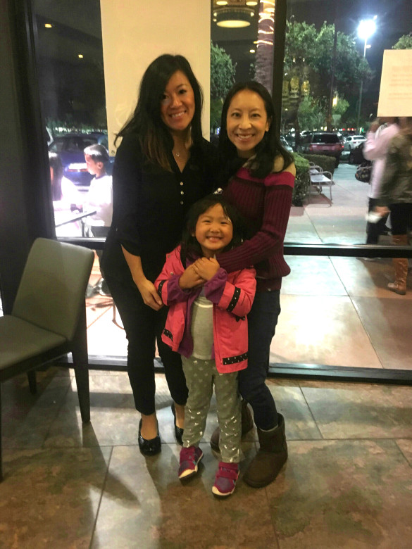 Roxy and I with Yvonne, the owner of Journey To The Dumpling