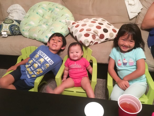 Carissa & Roxy with their friend J